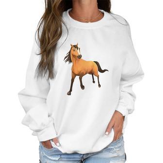 Kids Dreamworks Spirit Riding Free Spirit Horse Women Sweatshirt | Favorety CA