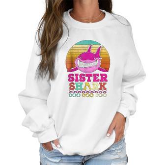 Kids Sister Baby Shark Women Sweatshirt | Favorety CA