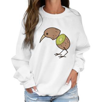 Kiwi Bird Cute Fruitarian Fowls Women Sweatshirt | Favorety UK