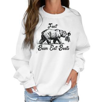 L Bear Eat Beets The Office Funny Heather Grey Men Women Sweatshirt | Favorety CA