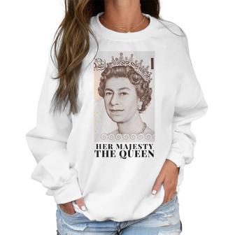 Her Majesty The Queen Men Women T-Shirt Graphic Print Casual Unisex Tee Women Sweatshirt | Favorety AU