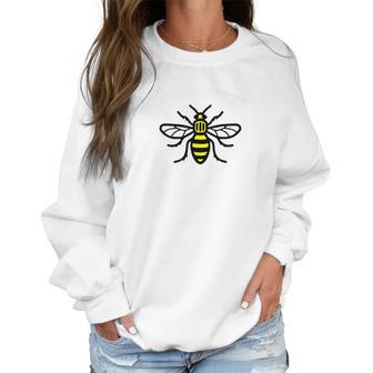 Manchester England Honey Bee Worker Symbol Women Sweatshirt | Favorety