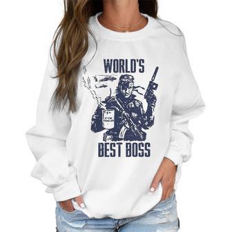 Metal Gear Solid Best Boss Coffee Women Sweatshirt | Favorety CA