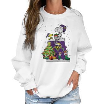 Minnesota Vikings Christmas Tree Women Sweatshirt | Favorety DE