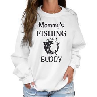 Mommy Fishing Buddy Mom Mothers Women Sweatshirt | Favorety UK