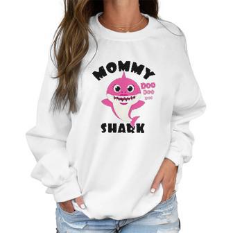 Mommy Shark Mom Shark Baby Cute Women Sweatshirt | Favorety