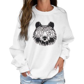 Mousya Women Mom Funny Mama Bear Sunglass Women Sweatshirt | Favorety UK