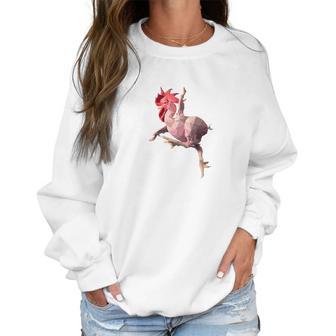 Naked Pink Kungfu Chicken Lover Women Sweatshirt | Favorety AU