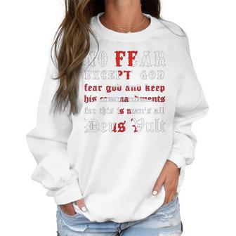 No Fear Except God Graphic Design Printed Casual Daily Basic Women Sweatshirt | Favorety CA