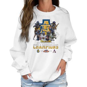 North Carolina A&T Aggies 2019 Celebration Bowl Champions Shirt Women Sweatshirt | Favorety AU