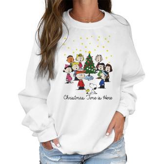 The Peanuts Gang Christmas Time Is Here Women Sweatshirt | Favorety DE