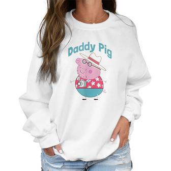 Peppa Pig Daddy Pig Best Christmas Gifts For Dad Women Sweatshirt | Favorety DE