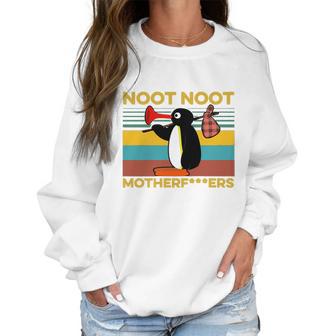 Pingu Noot Noot Motherfucker Vintage Shirt Women Sweatshirt | Favorety UK