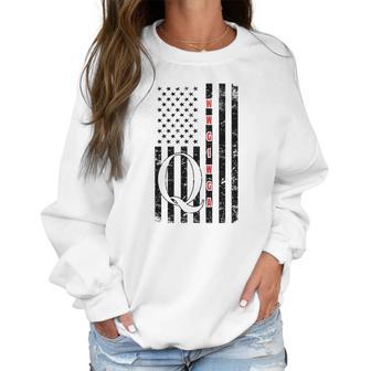 Q-Anon Flag Where We Go One We Go All Wwg1wga Coffee Mug Women Sweatshirt | Favorety DE