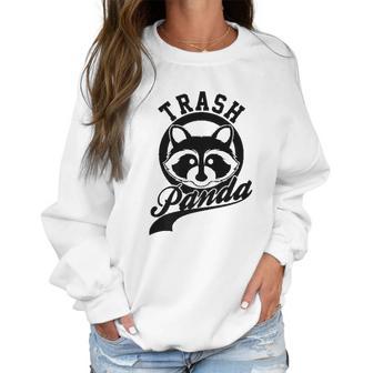 Save The Trash Pandas Funny Raccoon Animal Lover Funny Gift Women Sweatshirt | Favorety AU