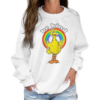 Sesame Street Big Bird Be Kind Women Sweatshirt | Favorety DE