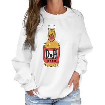 The Simpsons Duff Beer Bottle Women Sweatshirt | Favorety AU