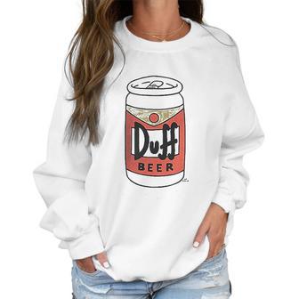 The Simpsons Mens Simpsons Duff Beer Women Sweatshirt | Favorety