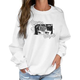 Terror Junji Ito Tomie Floral Women Sweatshirt | Favorety