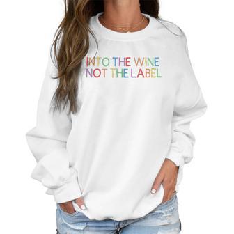 Into The Wine Women David Rose Pride Drinking Gift Women Sweatshirt | Favorety AU