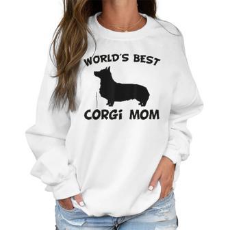 Worlds Best Corgi Mom Dog Owner Women Sweatshirt | Favorety CA