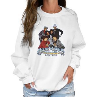 Yamoon Men Blue Casual Grandmaster Flash Furious Five Women Sweatshirt | Favorety