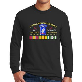 173Rd Airborne Brigade Vietnam Veteran Men Long Sleeve Tshirt | Favorety UK