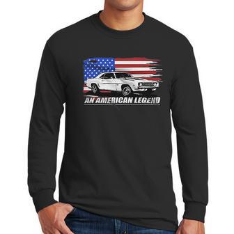 Aggressive Thread 1969 Camaro American Flag Men Long Sleeve Tshirt | Favorety CA