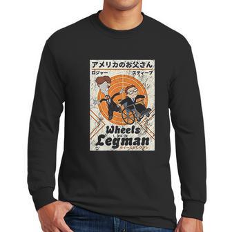 American Dad Wheels And The Legman Men Long Sleeve Tshirt | Favorety CA