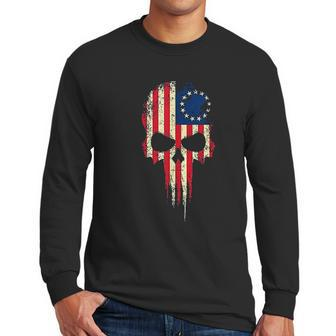Betsy Ross Flag American Usa Patriotic Proud Democrat Gift Men Long Sleeve Tshirt | Favorety