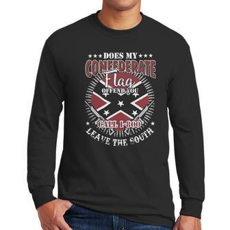 Confederate Flag Men Long Sleeve Tshirt | Favorety