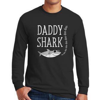 Cool Daddy Shark Men Long Sleeve Tshirt | Favorety AU