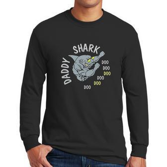 Daddy Shark Gymer Dad Birthday Gifts Men Long Sleeve Tshirt | Favorety AU