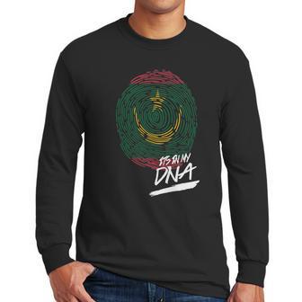 It Is In My Dna Mauritania Baby Proud Country Flag Men Long Sleeve Tshirt | Favorety DE