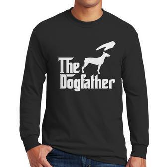 The Dogfather Doberman Pinscher Men Long Sleeve Tshirt | Favorety CA