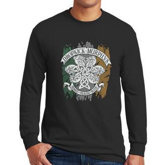 Dropkick Murphys Knotwork Flag Men Long Sleeve Tshirt | Favorety