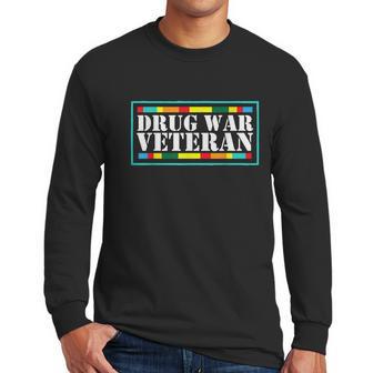 Drug War Veteran War On Drugs Graphic Design Printed Casual Daily Basic Men Long Sleeve Tshirt | Favorety