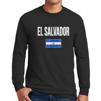 El Salvador Salvadorian Flag Men Long Sleeve Tshirt | Favorety DE