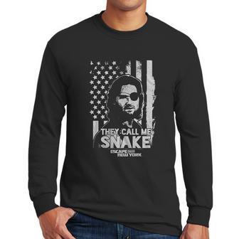 Escape From New York Snake Flag Men Long Sleeve Tshirt | Favorety UK