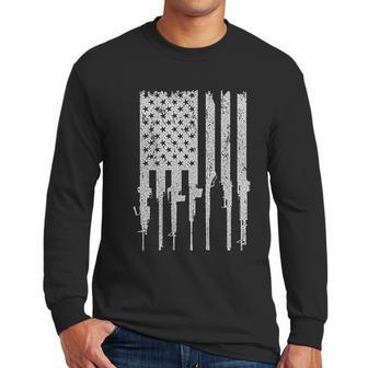 Grunt Style Rifle Flag Mens Men Long Sleeve Tshirt | Favorety