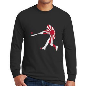 Japan Baseball Jpn Batter Classic Batter Nippon Flag Jersey Men Long Sleeve Tshirt | Favorety AU