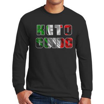 Keto Guido Italian Flag Men Long Sleeve Tshirt | Favorety