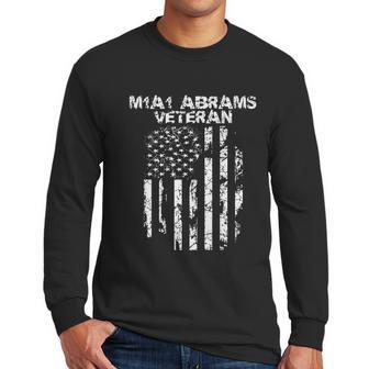 M1a1 Abrams Tank Veteran Graphic Design Printed Casual Daily Basic Men Long Sleeve Tshirt | Favorety DE