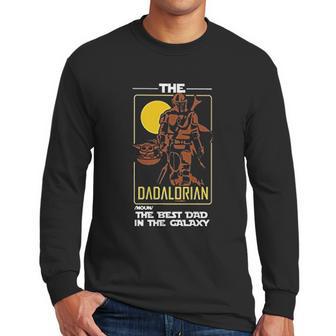 Mandalorian The Dadalorian Best Dad Men Long Sleeve Tshirt | Favorety UK