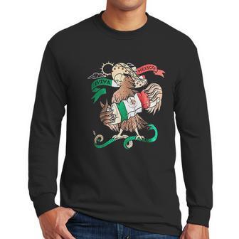 Mexican Pride Mariachi Mexico Flag Camiseta Mexicana Men Long Sleeve Tshirt | Favorety UK