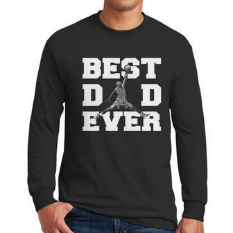 Michael Jordan Bulls 23 Best Dad Ever Shirtc Men Long Sleeve Tshirt | Favorety DE