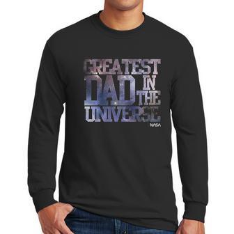 Nasa Greatest Dad In The Universe Men Long Sleeve Tshirt | Favorety UK