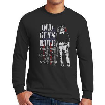 Old Guys Rule Tshirt Men Long Sleeve Tshirt | Favorety