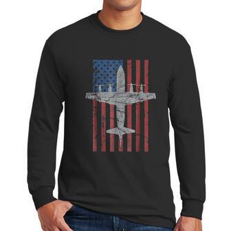 P3 Orion Color Vintage Flag Men Long Sleeve Tshirt | Favorety