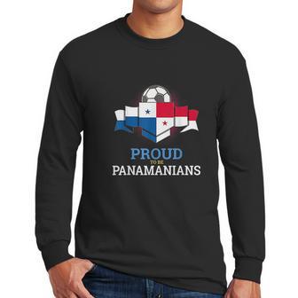 Panama Country World Soccer Team Flag Panamanians Beach Gift Men Long Sleeve Tshirt | Favorety